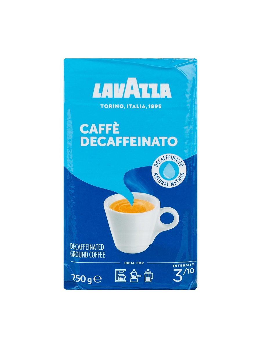 Кофе Lavazza (Лавацца) молотый Decaffeinato в/у