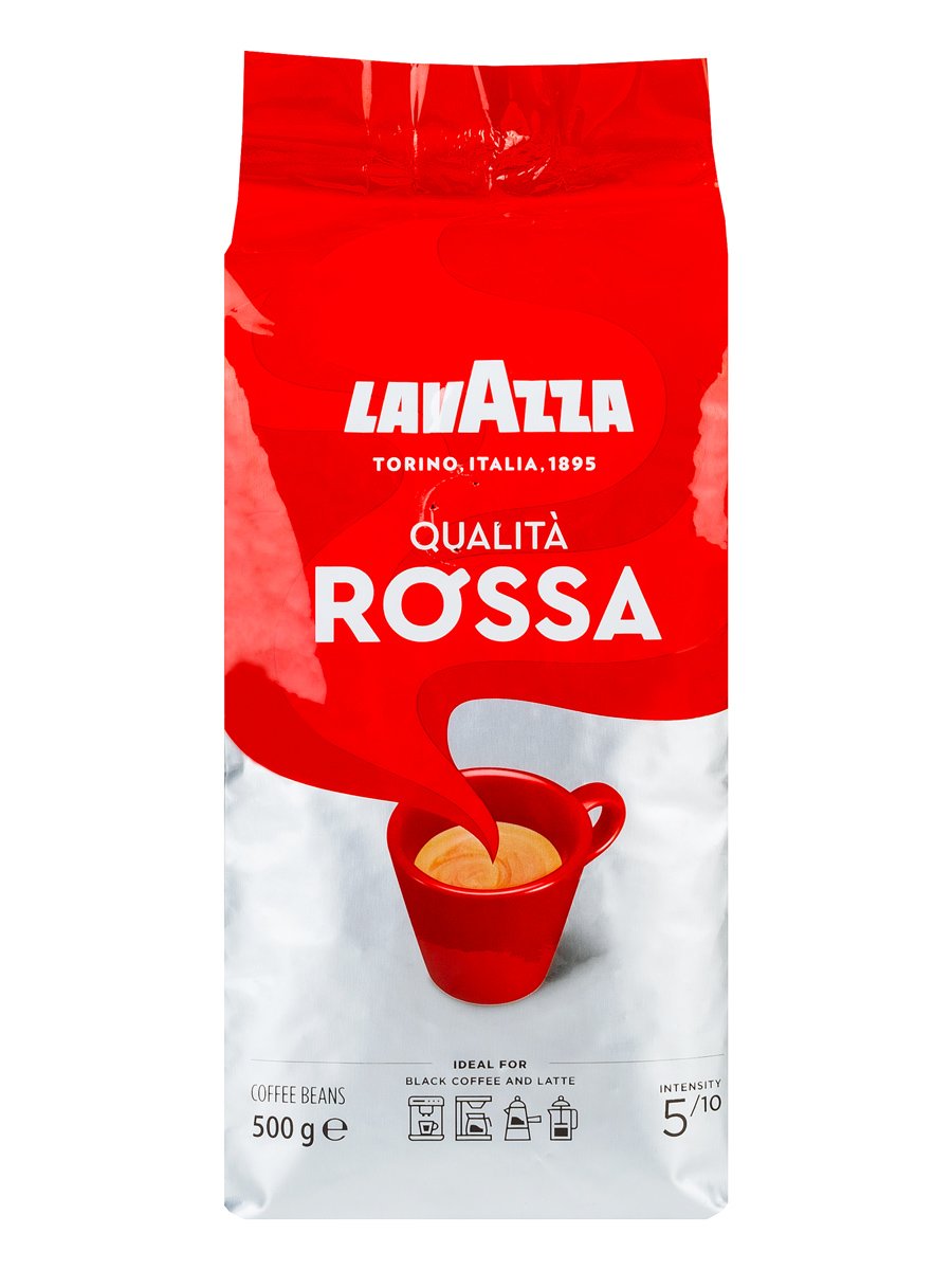 Кофе Lavazza ( Лавацца)  в зернах Rossa 500 гр