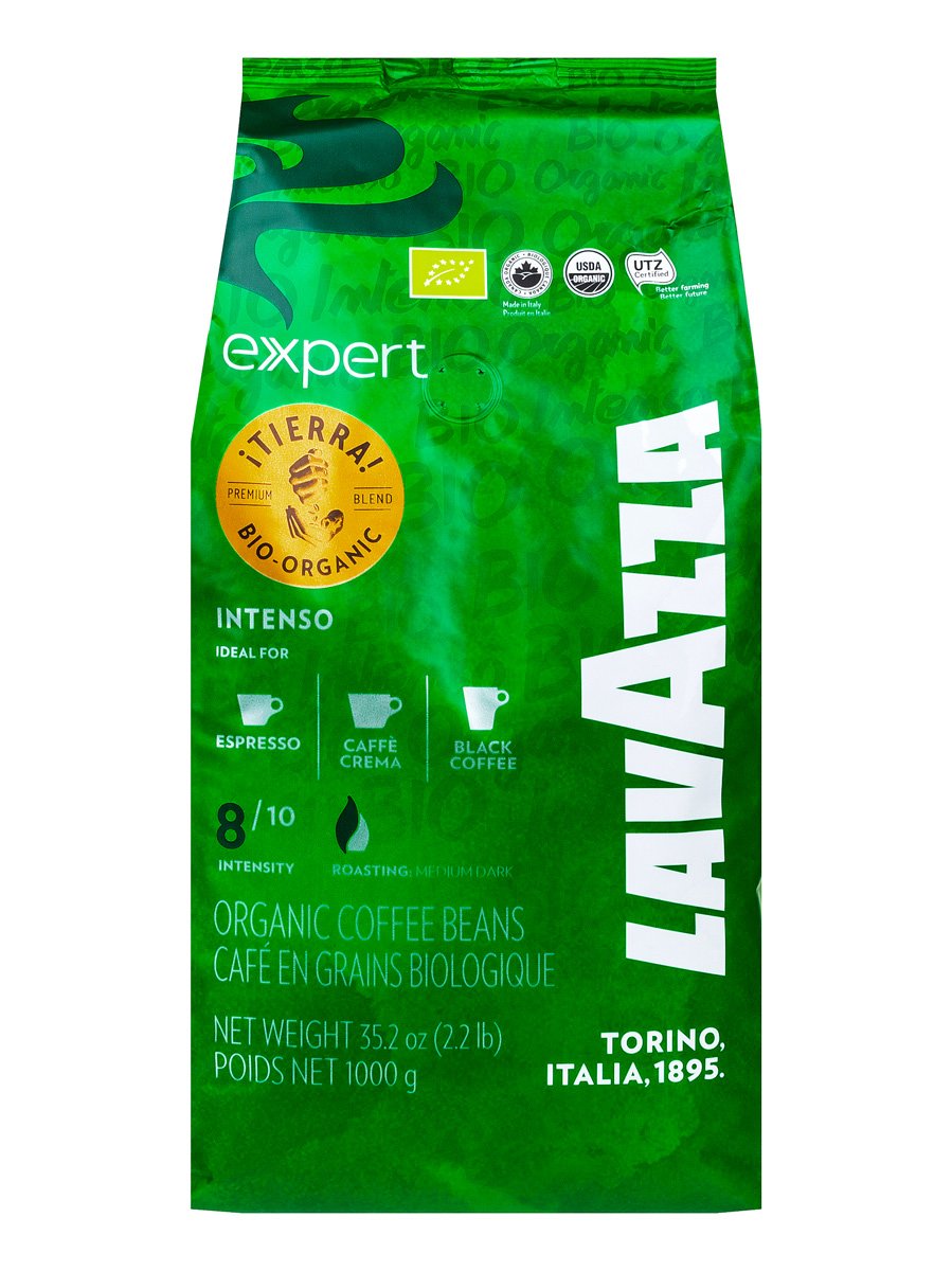 Кофе Lavazza в зернах Tierra Bio Organic Expert 1 кг