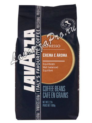 Кофе Lavazza (Лавацца) в зернах Crema e Aroma 