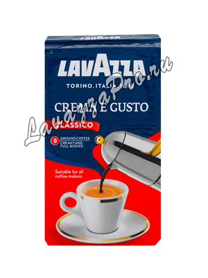 Кофе Lavazza молотый Crema e Gusto в/у 250 гр